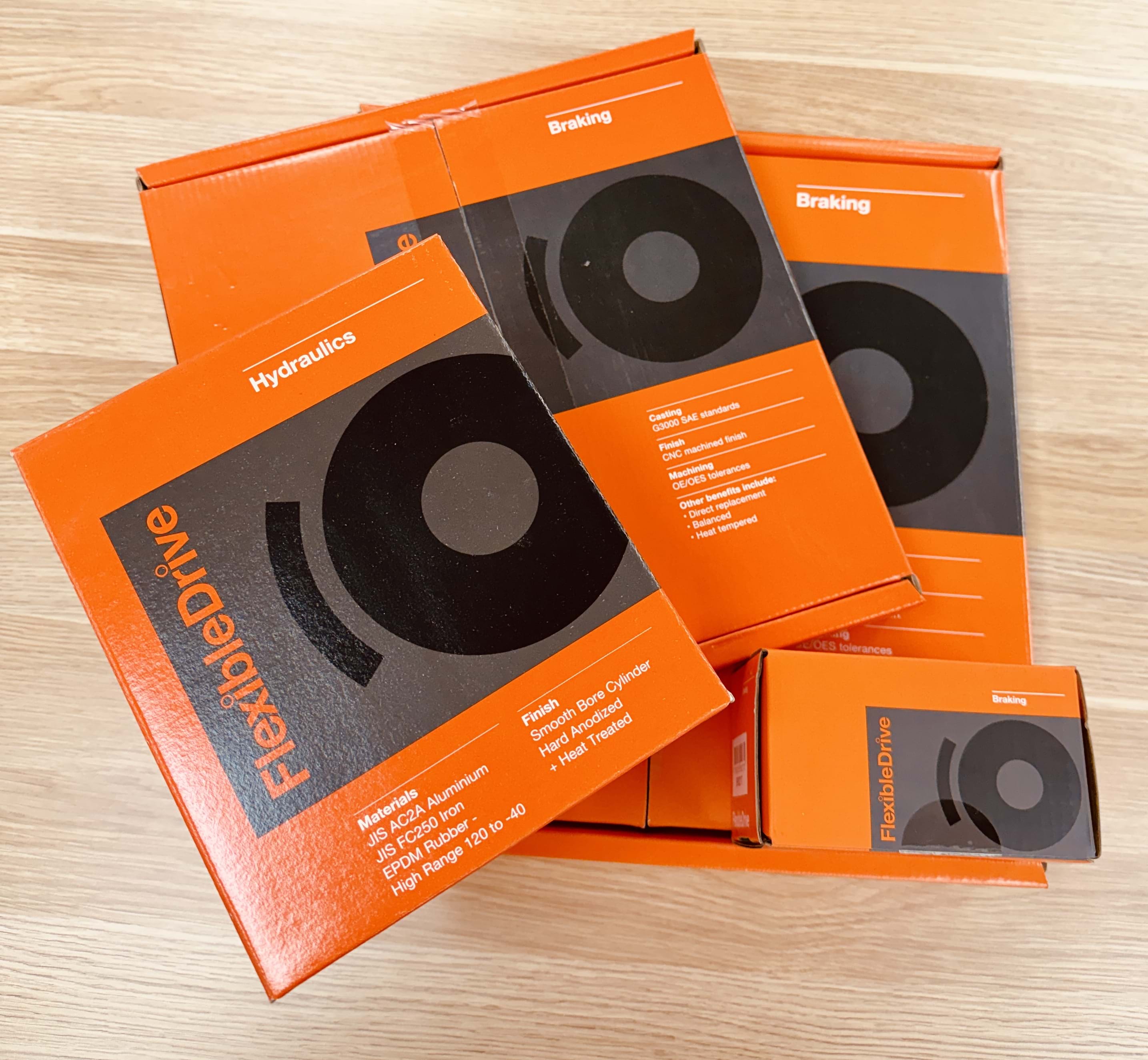 Flexible Drive Braking product range